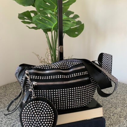 Riñonera con brillo